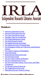 Mobile Screenshot of irla.lindahall.org