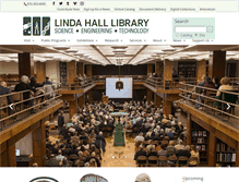 Tablet Screenshot of lindahall.org